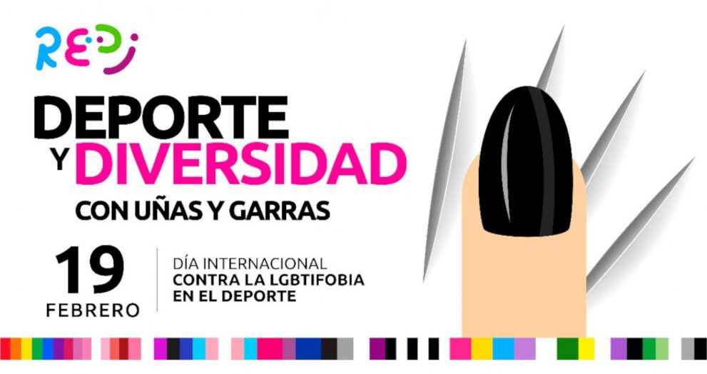 Con uñas y garras, nueva campaña de REDI contra la LGBTIfobia en el mundo deportivo