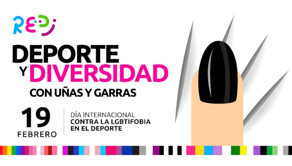 Con uñas y garras, nueva campaña de REDI contra la LGBTIfobia en el mundo deportivo