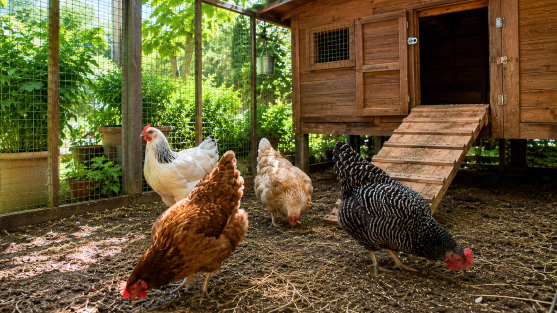 El gallinero zen del ecomensajero