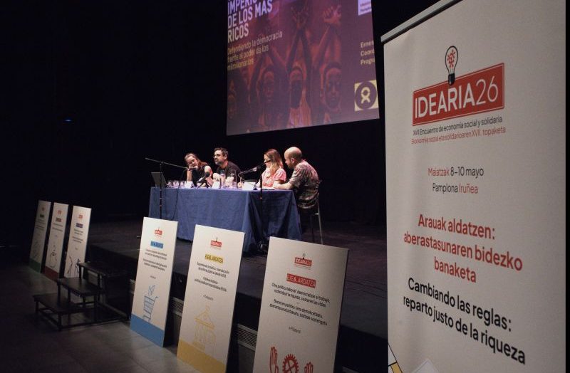 Idearia reúne a cerca de 200 personas en una exitosa edición sobre el reparto justo de la riqueza