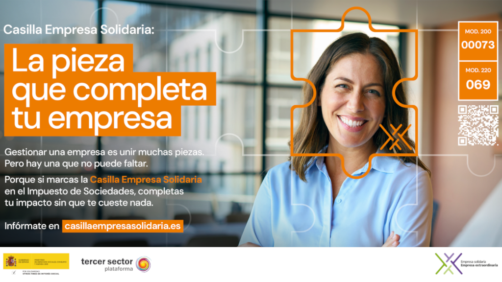 La Casilla Empresa Solidaria, una iniciativa innovadora en Europa, recauda casi 125 millones de euros para proyectos sociales