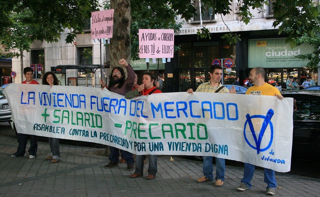 Poniendo el cuerpo por Maricarmen... y por una vivienda digna