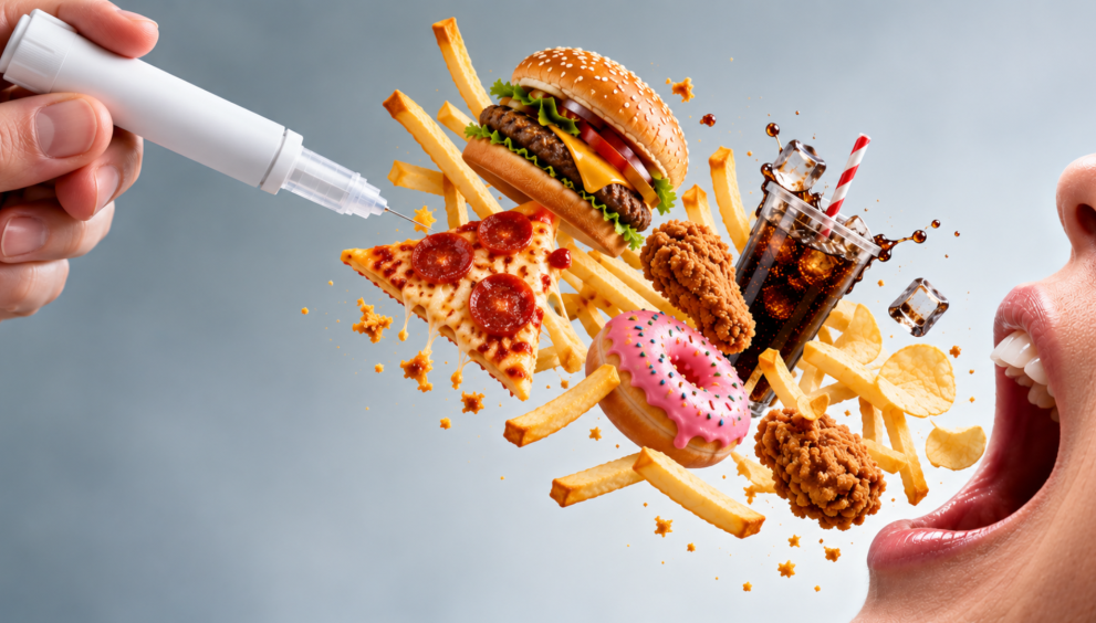 ¿Adelgazar para atiborrarse de comida basura? contra el modelo de Ozempic y el resto de medicamentos para adelgazar